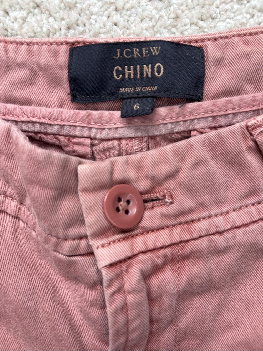 J. Crew Women’s Chino Pants in Dusty Rose Pink